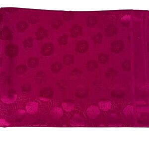 Fuchsia Pink Floral jacquard Fabric • 2.5 Meters‎ • Silky Smooth Elegant Drape